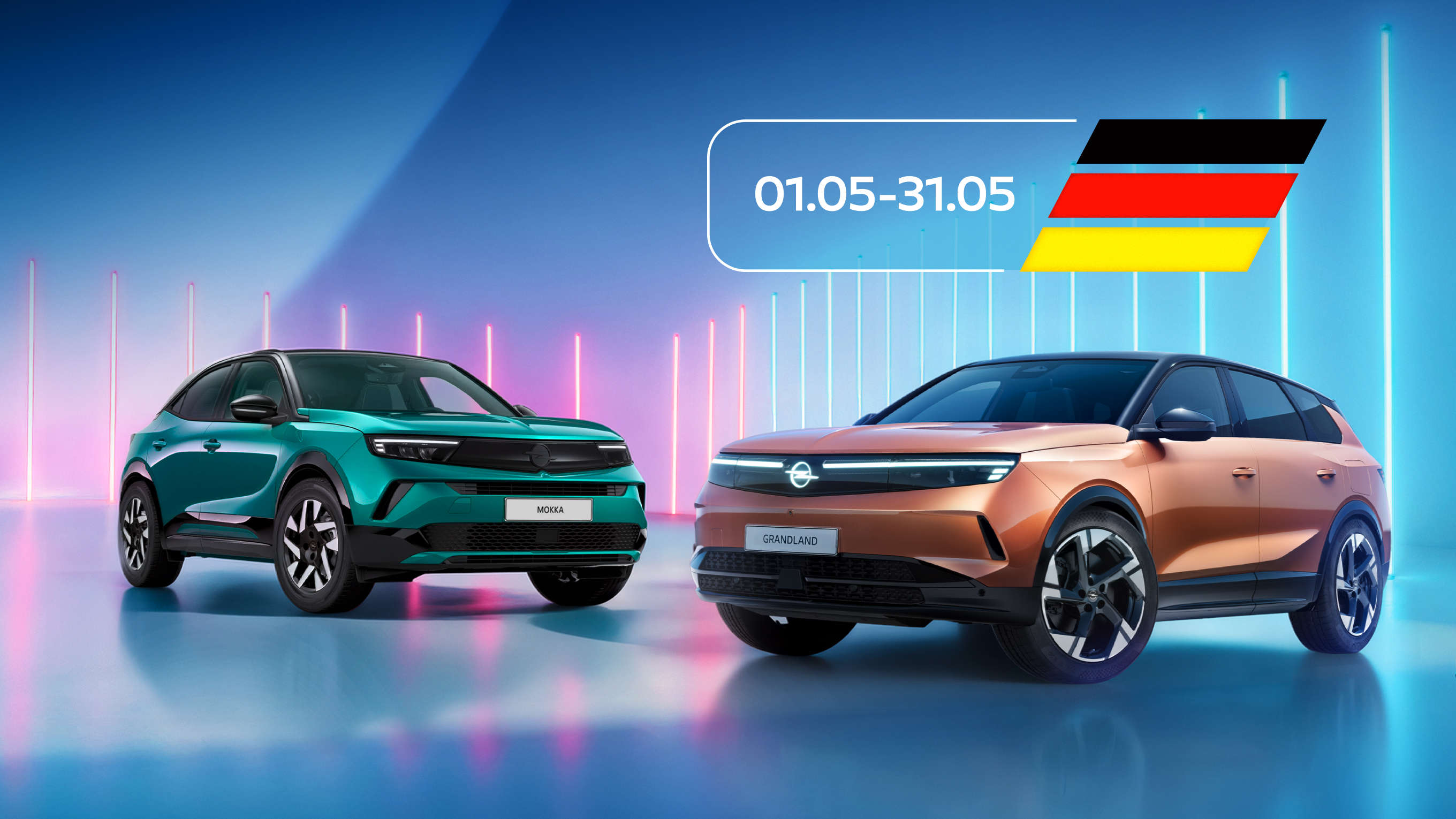 Бренд Opel оголошує про старт унікальної пропозиції: wunderbar травень з Opel — вигідні ціни на кросовери Grandland та Mokka з вигодою до 135 000 грн